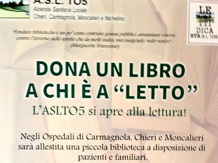 Donati 12 libri alla ASL Torino 5